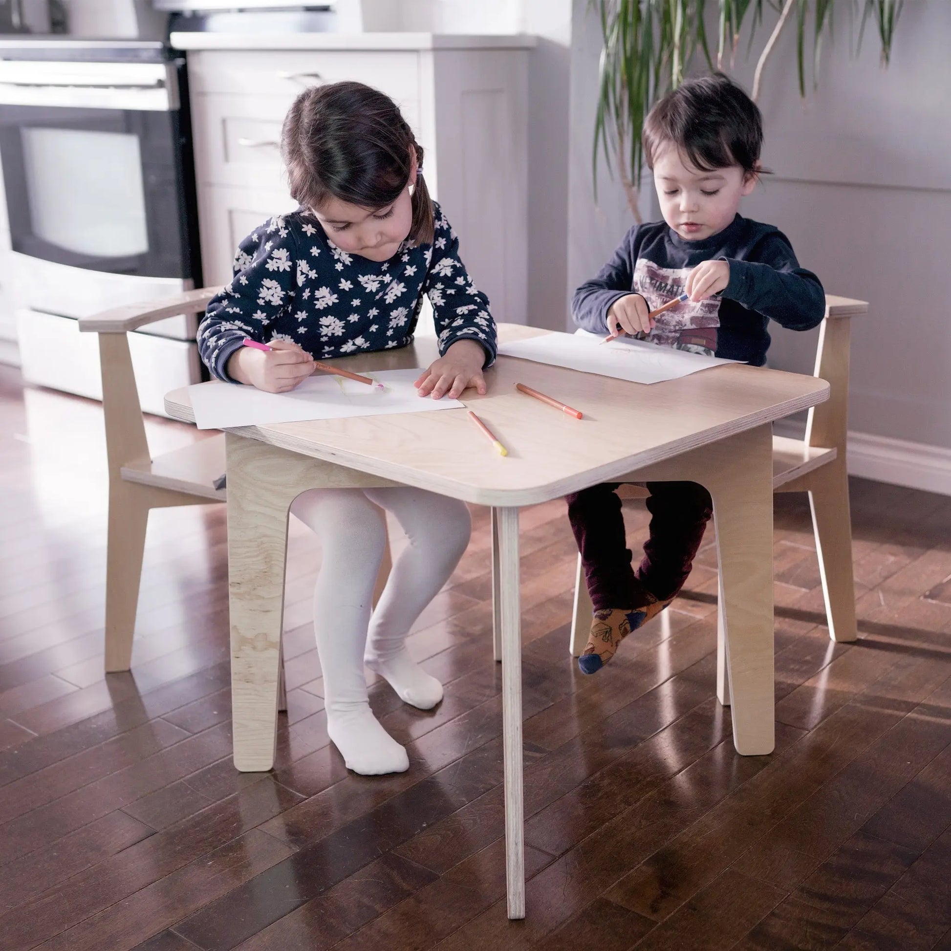 Ensemble de table de jeu chaises enfant en bois Bois Concept